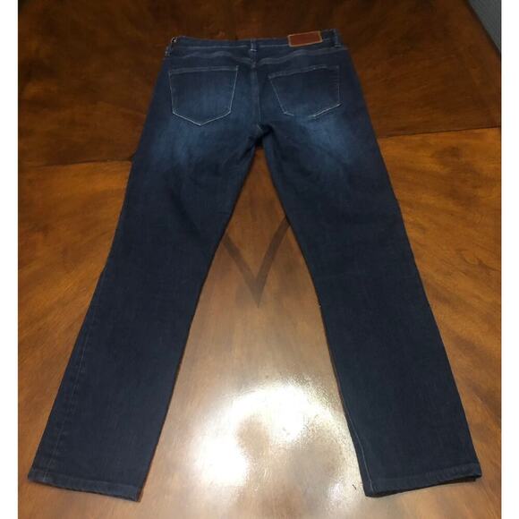 Madewell High Riser Skinny Skinny Ankle Dark Wash Jeans 70s Vibes - Size 25" - Picture 10 of 10